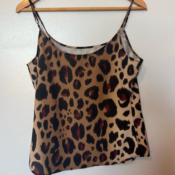 Kardashian Collection Animal Print Adjustable Tank Top - Picture 9 of 10